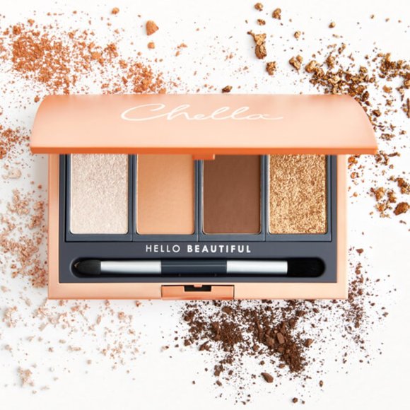 NEW Chella La Vie Neutral Eyeshadow Palette Deluxe